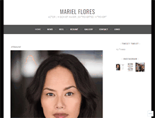 Tablet Screenshot of marielflores.com